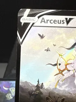 Pokemon Card Arceus V SWSH204 Alternate Art Full Holo Promo Light Play - Image 2