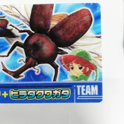 01 Rhinoceros Beetle Flat-headed 3D Card The King of Beetle Mushiking NAGATANIEN - Image 5