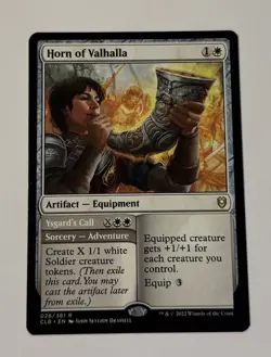 MTG - Horn of Valhalla - Commander Legends: Battle for Baldur's Gate NM - Image 1