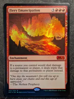 Fiery Emancipation - Foil - Core Set 2021 / M21 (MTG) - Image 1