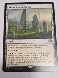 MTG - Monumental Henge - Modern Horizons 3 - Image 1
