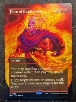 Flare of Duplication - Borderless - Modern Horizons 3 (MTG) - Image 1