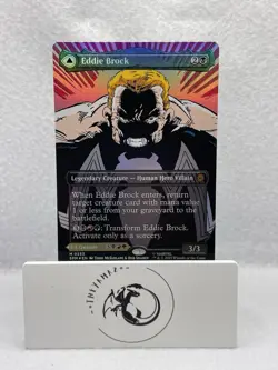 Eddie Brock / Venom - Foil (0233) (Borderless) Marvel's Spider-Man - Mtg - Image 1