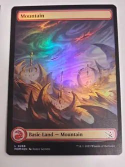 MTG - FOIL Mountain Full Art Land - March of Machine - Image 1