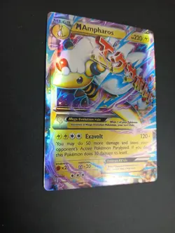Pokemon TCG Ampharos EX Mega Ampharos 28/98 Ancient Origins - Image 4