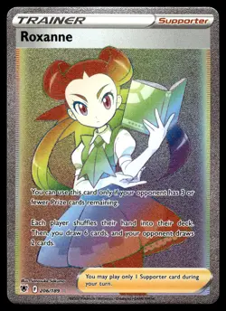 2022 Pokemon Astral Radiance 206 Roxanne Secret NM - Image 1