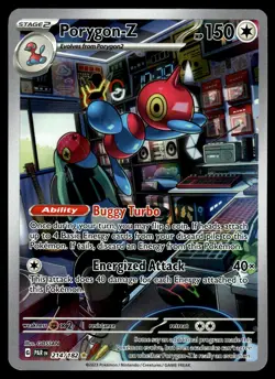 2023 Pokemon PAR EN 214 Porygon-Z Illustration Rare NM - Image 1