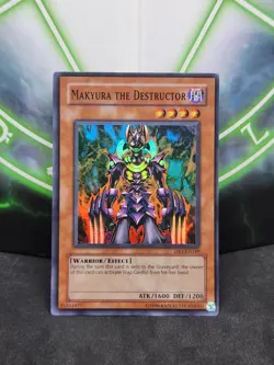 Yugioh Makyura the Destructor DB1-EN169 Super Rare LP - Image 1