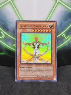 Yugioh Guardian Angel Joan IOC-EN087 Ultra Rare OG Print NM - Image 1