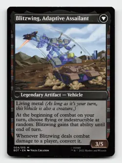 Blitzwing, Cruel Tormentor Transformers Magic The Gathering Card - Image 2