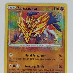 Zamazenta 102/185 Vivid Voltage Amazing Rare Pokemon TCG Card NM - Image 2