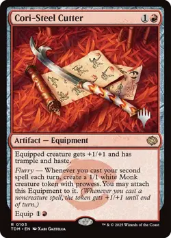 Mint/Near-Mint, English - 1 x MTG Cori-Steel Cutter - Promo Pack MTG / Promo Pac - Image 1
