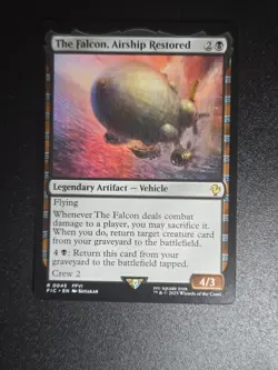 The Falcon, Airship Restored : Mint MTG Card : Final Fantasy Commander Decks - Image 1
