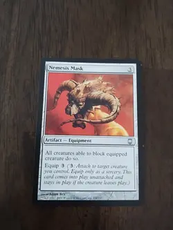 MTG Nemesis Mask Darksteel Regular, See Desc - Image 1