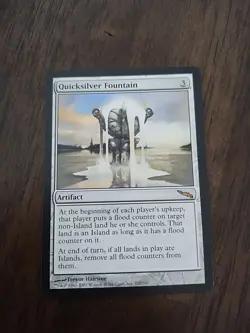 MTG Quicksilver Fountain Mirrodin Regular, See Desc - Image 1