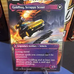 Goldbug Humanity’s Ally Shattered Glass Universes Beyond Transformers Near Mint - Image 2