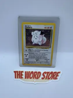 Clefairy 5/102 Base Set Holo Rare WoTC - Pokemon TCG - Moderately Played (MP) - Image 1
