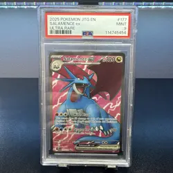 Pokemon TCG Salamence EX 177/159 Journey Together 2025 PSA 9 - Image 1