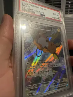 Raichu PSA 10 Pokemon Card 211/193 Paldea Evolved Illustration Rare Holo 2023 - Image 2