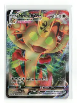 MEOWTH VMAX SWSH005 PROMO POKEMON TCG LP - Image 1