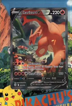 Pokemon TCG Charizard V Alternate Art 154/172 Brilliant Stars NM/M - Image 1