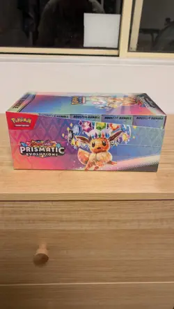 Pokemon Scarlet & Violet Prismatic Evolutions Booster Bundle Display - SEALED - Image 4