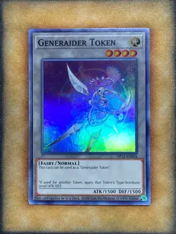 Yugioh Generaider Token OP13-EN026 Super Rare NM - Image 1