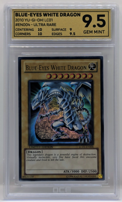 Blue-Eyes White Dragon Limited Edition LC01-EN004 OCE 9.5 Yugioh Holo Graded - Image 1