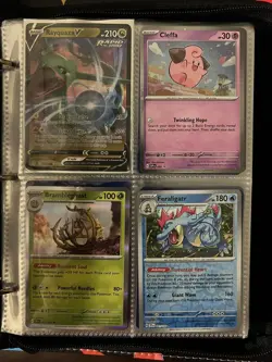 Tcgames Card Binder 4 Pocket Pokemon Pickachu Bolts w/ 81 cards See Description - Image 5