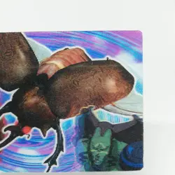 15 Elephas rhinoceros beet The King of Beetle Mushiking NAGATANIEN 3D plate CARD - Image 3