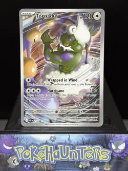 Pokemon Card Tornadus SVP210 Black Star Promo Pokemon Center White Flare NM - Image 1