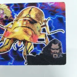 13 Golden Stag Beetle The King of Beetle Mushiking NAGATANIEN 3D plate CARD - Image 5