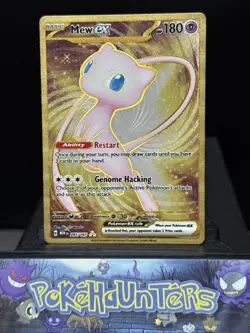Pokemon Card Mew EX 205/165 Metal Scarlet & Violet 151 UPC Promo Near Mint - Image 1