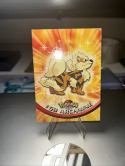 ARCANINE #59 - Topps SERIES Pokemon Card - RED LOGO - NON-HOLO - Image 1