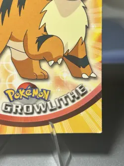 Topps Pokemon TV animation Edition card #58 Growlithe RED Logo - Image 4