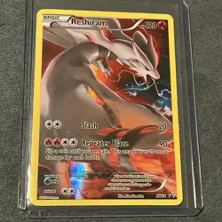 Pokemon Reshiram Full Art Holo Black Star Promo Card 2015 XY #XY74 - Image 1