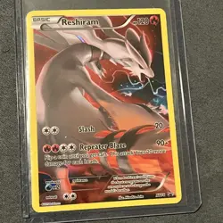 Pokemon Reshiram Full Art Holo Black Star Promo Card 2015 XY #XY74 - Image 4