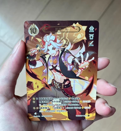 Genshin Impact Genius Invokation TCG Card Arataki Itto GCG03B-C047(4) - Image 1