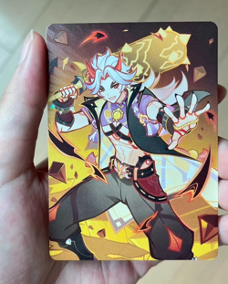 Genshin Impact Genius Invokation TCG Card Arataki Itto GCG03B-C047(4) - Image 2