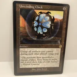Unwinding Clock (Retro Frame) - The Brothers' War: Retro Frame Artifacts MTG NM - Image 3