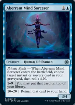 Aberrant Mind Sorcerer - Near Mint MTG Adventures in the Forgotten Realms - Image 1