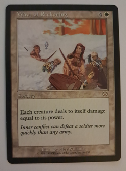 Wave of Reckoning LP/MP Mercadian Masques MTG Magic the Gathering - Image 1