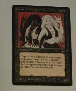 Cuombajj Witches MP Arabian Nights MTG Magic the Gathering - Image 1