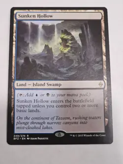 MTG - Sunken Hollow - Battle for Zendikar - Image 1