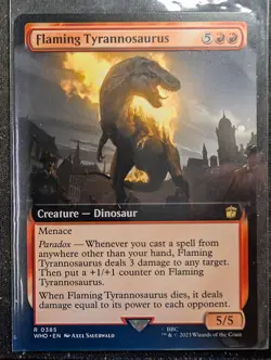 Flaming Tyrannosaurus - Extended - Doctor Who (MTG) - Image 1