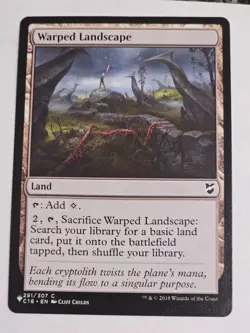 MTG - Warped Landscape - The List Reprints - Image 1