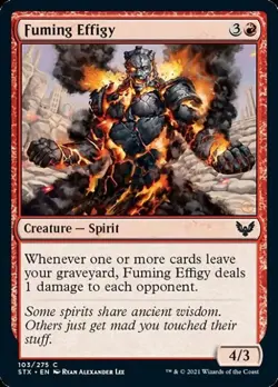 Fuming Effigy -Foil Near Mint MTG Strixhaven - Image 1
