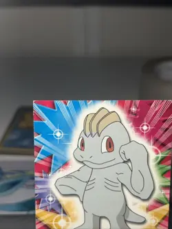 Machop #66 - 1999 Topps Pokemon TV Animation Edition Series 1 Red Label - LP - Image 2