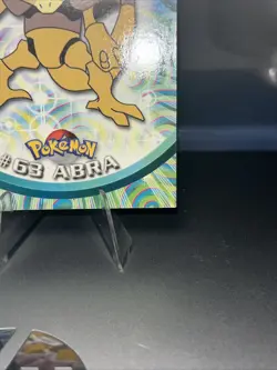 #63 Abra Topps Pokemon Non Holo Red Label Tv Animated Series - Image 4