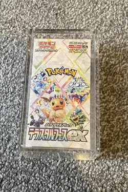 Pokemon Japanese Terastal Festival [sv8a] Booster Box New & Sealed in Acrylic - Image 1
